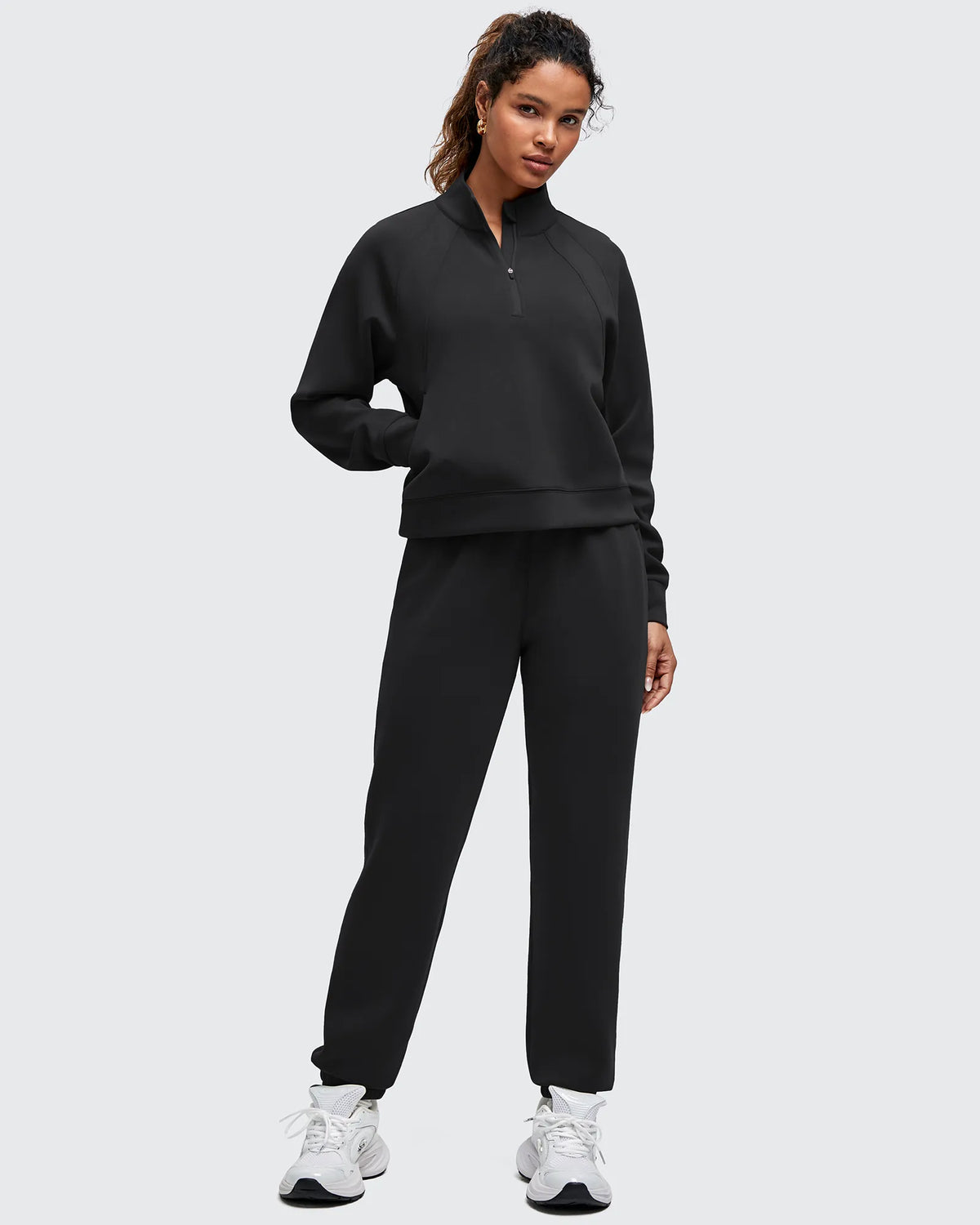 G4Free - Smoofit Half-Zip Pullover Mock Neck Pockets Sweatshirts -GF25F564BA-S-GF25F564BB-M-GF25F564BC-L-GF25F564BD-XL-GF25F564BE-XXL