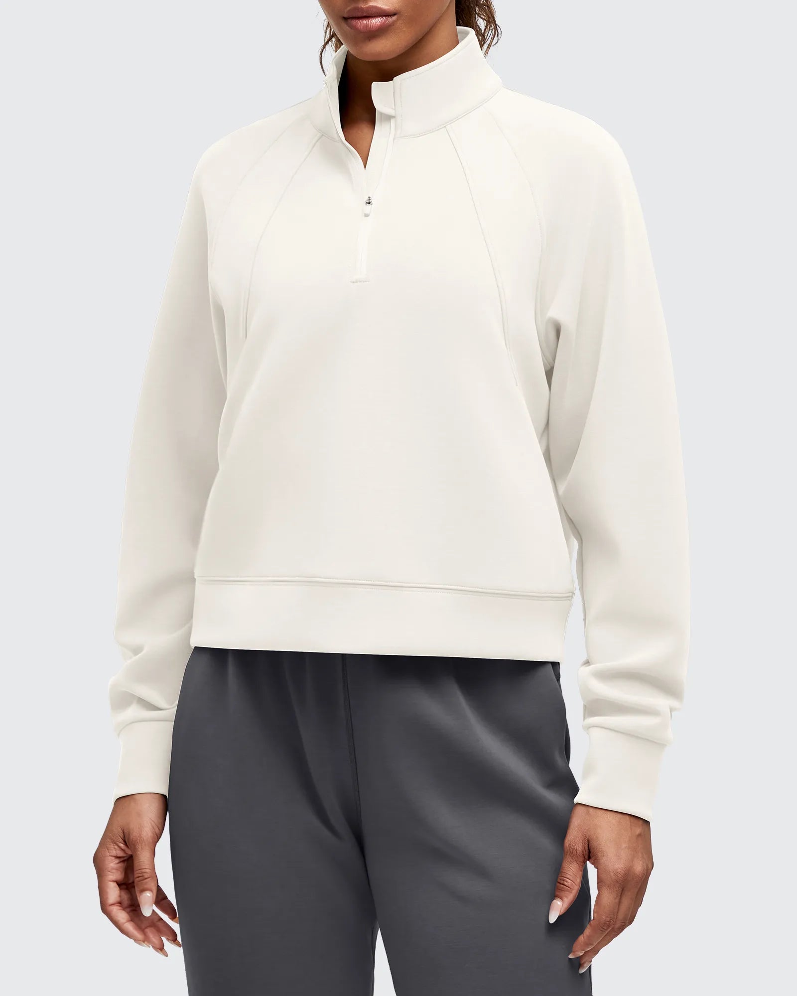 G4Free - Smoofit Half-Zip Pullover Mock Neck Pockets Sweatshirts -GF25F564BA-S-GF25F564BB-M-GF25F564BC-L-GF25F564BD-XL-GF25F564BE-XXL