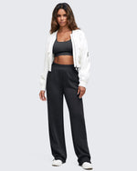 G4Free - Smoofit High-Waist Side Slit Wide Leg Sweatpants -GF25J544AF-XS-GF25J545AF-XS-GF25J546AF-XS-GF25J544AA-S-GF25J545AA-S