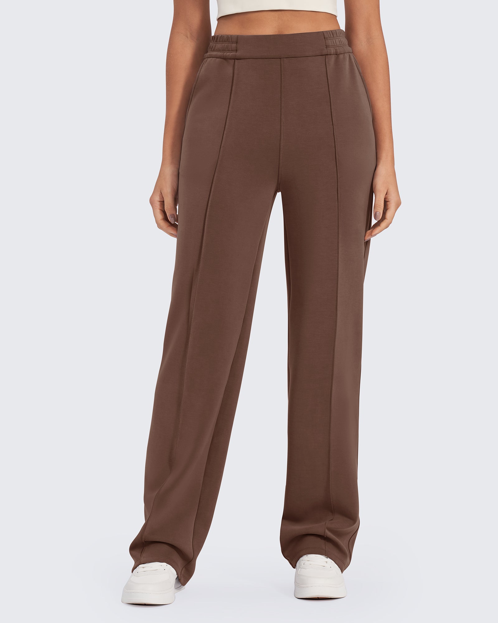 G4Free - Smoofit Loose High-Rise Elastic Dressy Pants Short -GF25J470AH-XXS