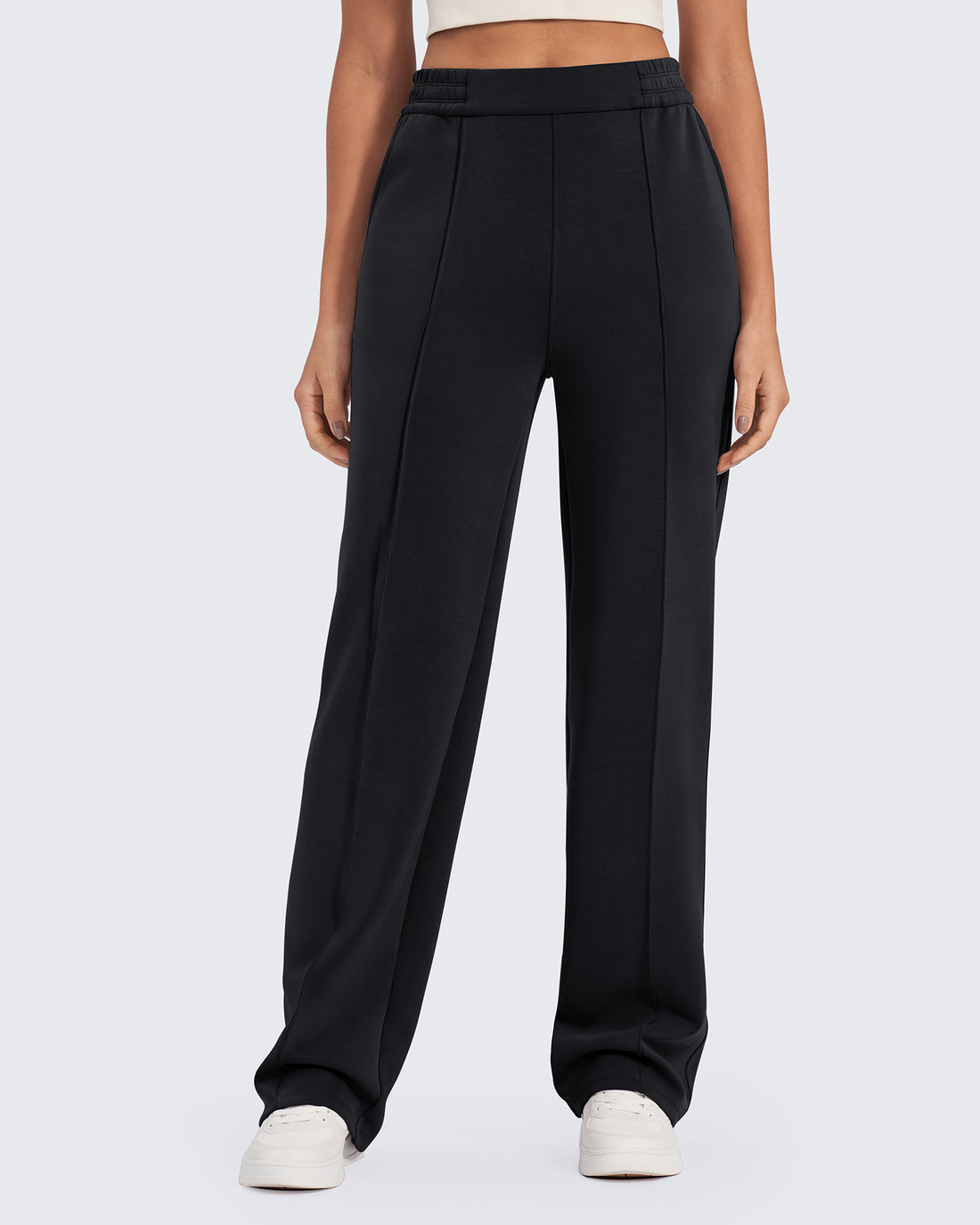 G4Free - Smoofit Loose High-Rise Elastic Dressy Pants Short -GF25J470AH-XXS-GF25J470AF-XS-GF25J470AA-S-GF25J470AB-M-GF25J470AC-L