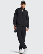 G4Free - Smoofit Men's Fleece Half Zip Pockets Mock Neck Sweatshirts -GF25FM728AA-S-GF25FM728AB-M-GF25FM728AC-L-GF25FM728AD-XL-GF25FM728AE-XXL