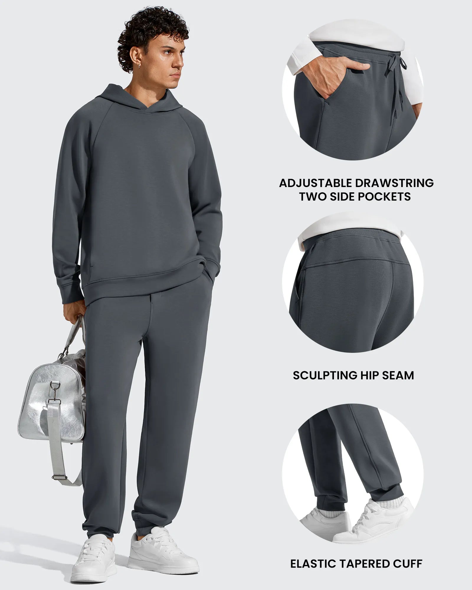 G4Free - Smoofit Men's Fleece Lined Drawstring Thermal Joggers -GF25DM672CA-S-GF25DM673CA-S-GF25DM672CB-M-GF25DM673CB-M-GF25DM672CC-L