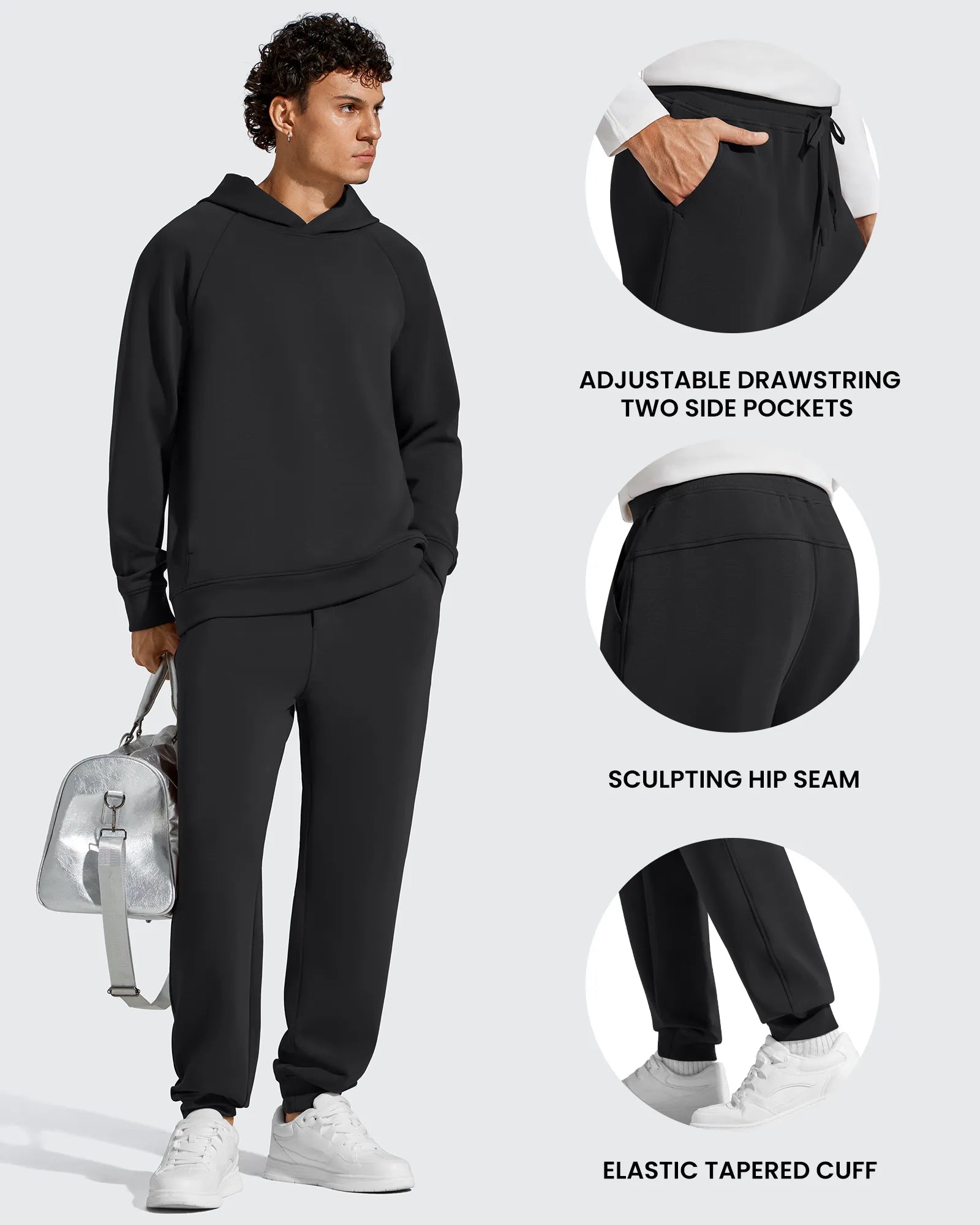 G4Free - Smoofit Men's Fleece Lined Drawstring Thermal Joggers -GF25DM672CA-S-GF25DM673CA-S-GF25DM672CB-M-GF25DM673CB-M-GF25DM672CC-L