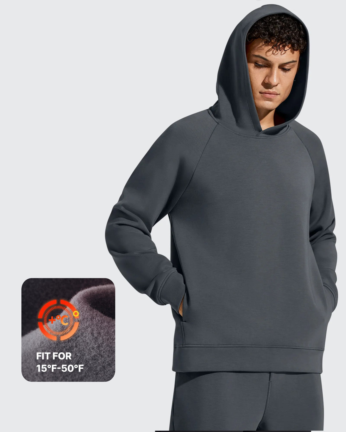 G4Free - Smoofit Men's Fleece-Lined Pockets Hoodies Pullover Sweatshirts -GF25FM729BA-S-GF25FM729BB-M-GF25FM729BC-L-GF25FM729BD-XL-GF25FM729BE-XXL