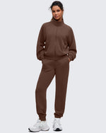 G4Free - Smoofit Mock Neck Zip Up Pockets Jackets -GF25M528EA-S-GF25M528EB-M-GF25M528EC-L-GF25M528ED-XL-GF25M528EE-XXL