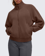 G4Free - Smoofit Mock Neck Zip Up Pockets Jackets -GF25M528EA-S-GF25M528EB-M-GF25M528EC-L-GF25M528ED-XL-GF25M528EE-XXL