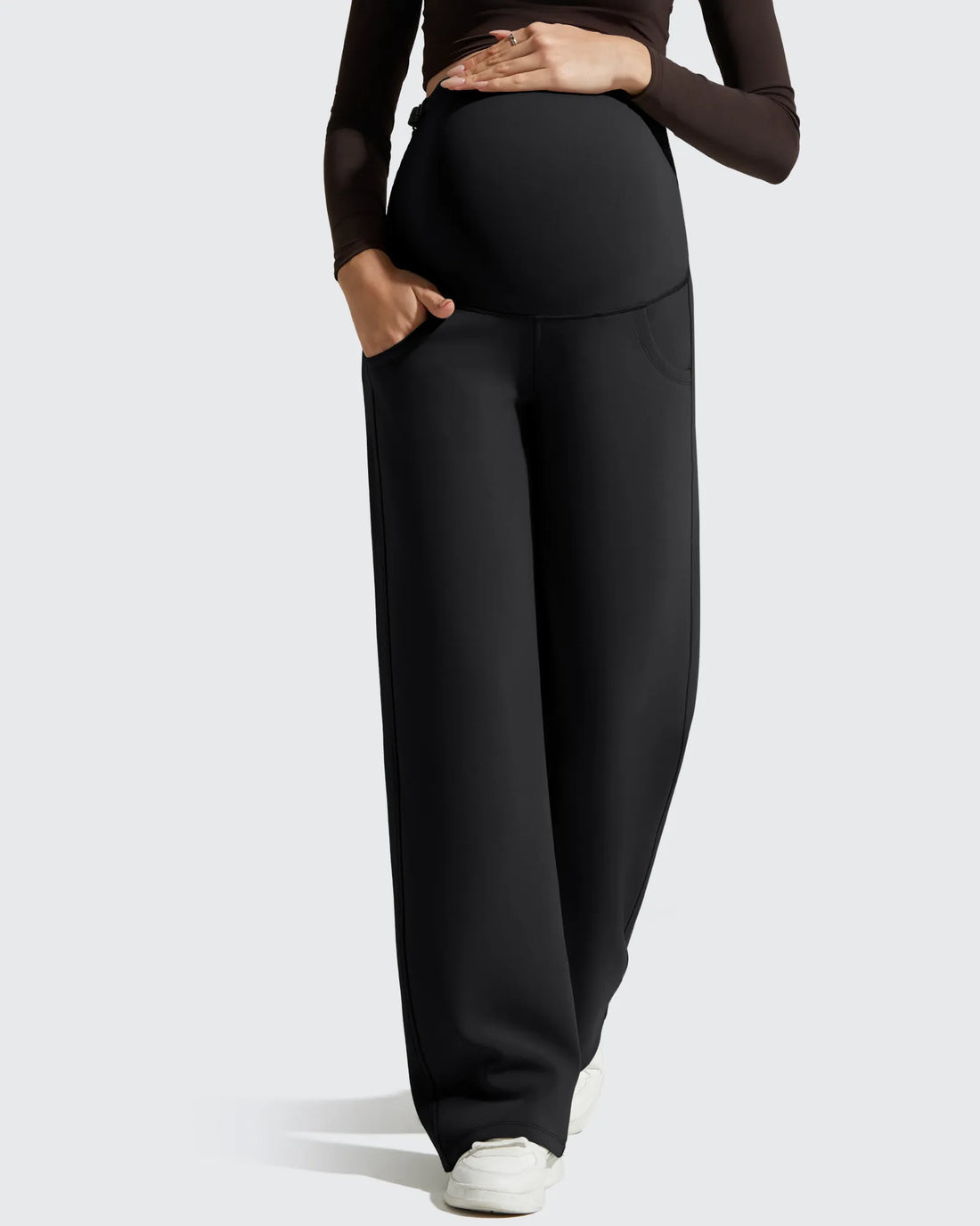 G4Free - Smoofit Modal Elastic Waist Pockets Maternity Pants -GF25JY647AA-S-GF25JY648AA-S-GF25JY649AA-S-GF25JY647AB-M-GF25JY648AB-M