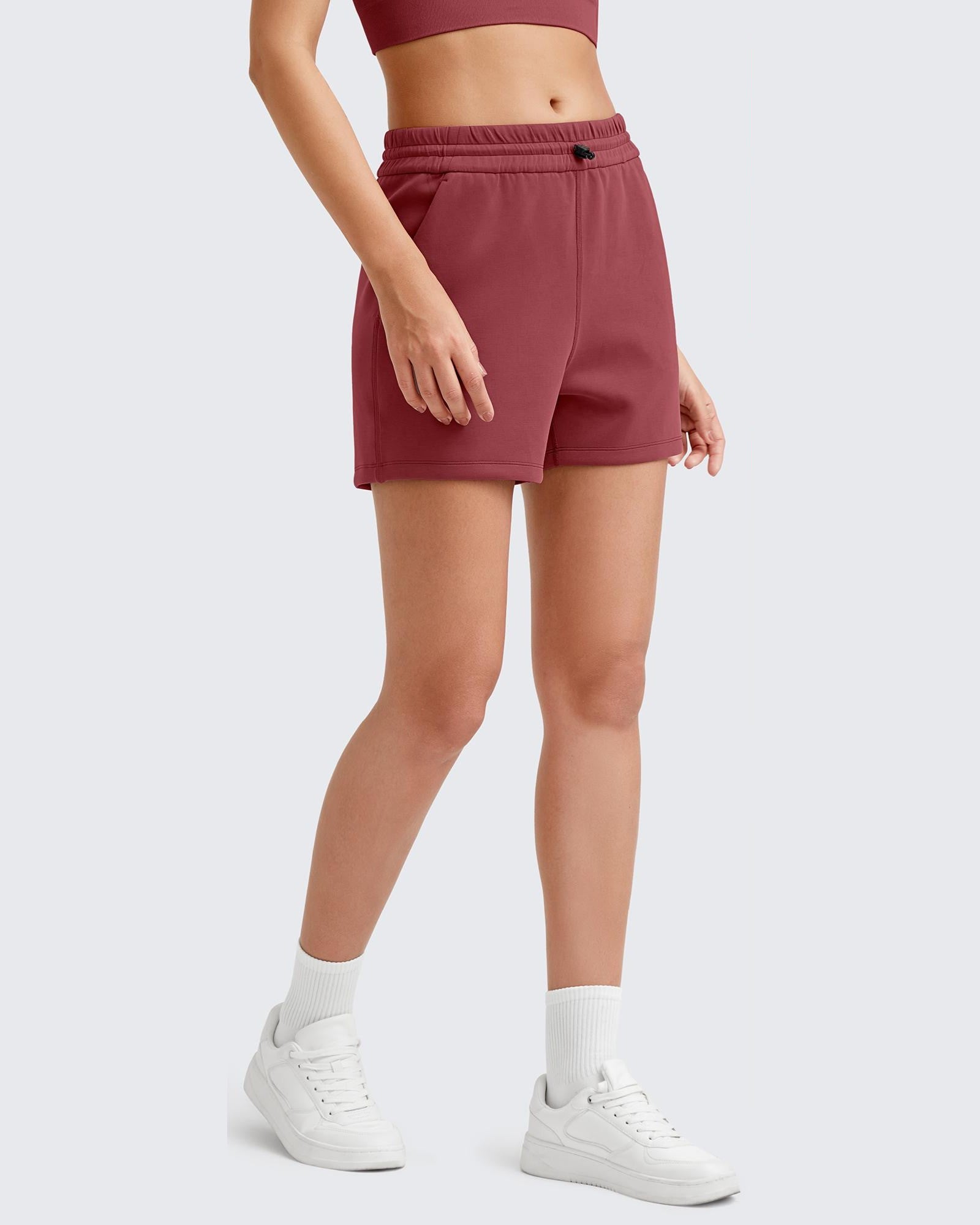 G4Free - Smoofit Modal Shockcord Relaxed Shorts -GF25E309AA-S