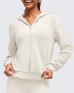 G4Free - Smoofit Modal Soft Full Zip Hoodies Jackets -GF25M527AA-S