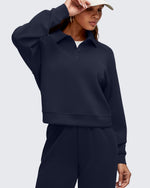 G4Free - Smoofit Polo Pullover Button Up Sweatshirts -GF25F540FF-XS-GF25F540FA-S-GF25F540FB-M-GF25F540FC-L-GF25F540FD-XL