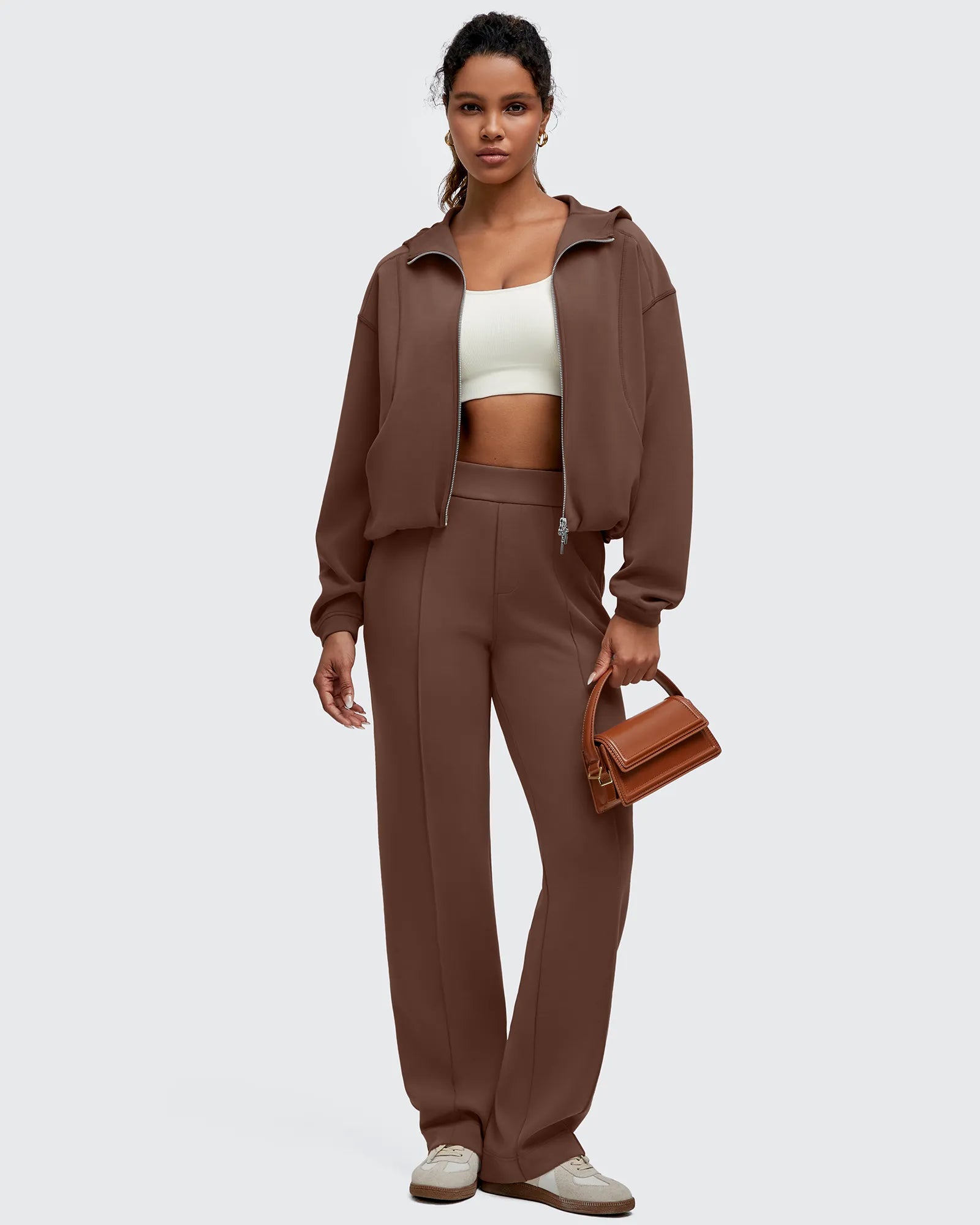 G4Free - Smoofit Two-Way Full Zip Modal Hoodie Jackets -GF25M536AA-S-GF25M536AB-M-GF25M536AC-L-GF25M536AD-XL-GF25M536AE-XXL