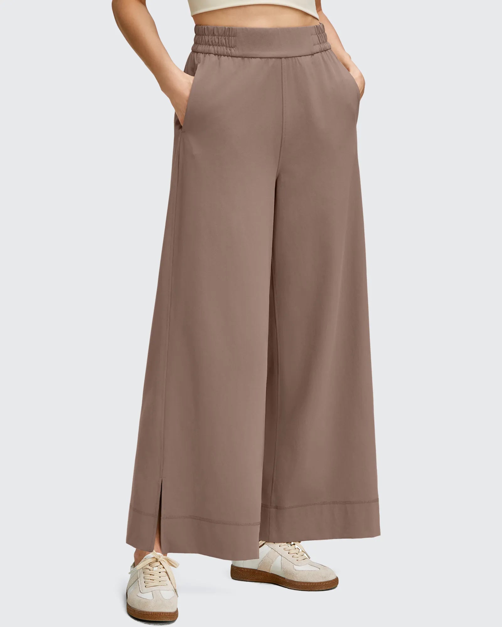 G4Free - Strowen Lightweight Ankle Splits Wide Leg Ankle Pants -GF25J608AA-S-GF25J609AA-S-GF25J610AA-S-GF25J608AB-M-GF25J609AA-S