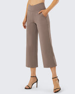 G4Free - Wide Leg High-Waisted Capri Work Pants 23 -GF21D016AA-S-GF21D016AB-M-GF21D016AC-L-GF21D016AD-XL-GF21D016AE-XXL