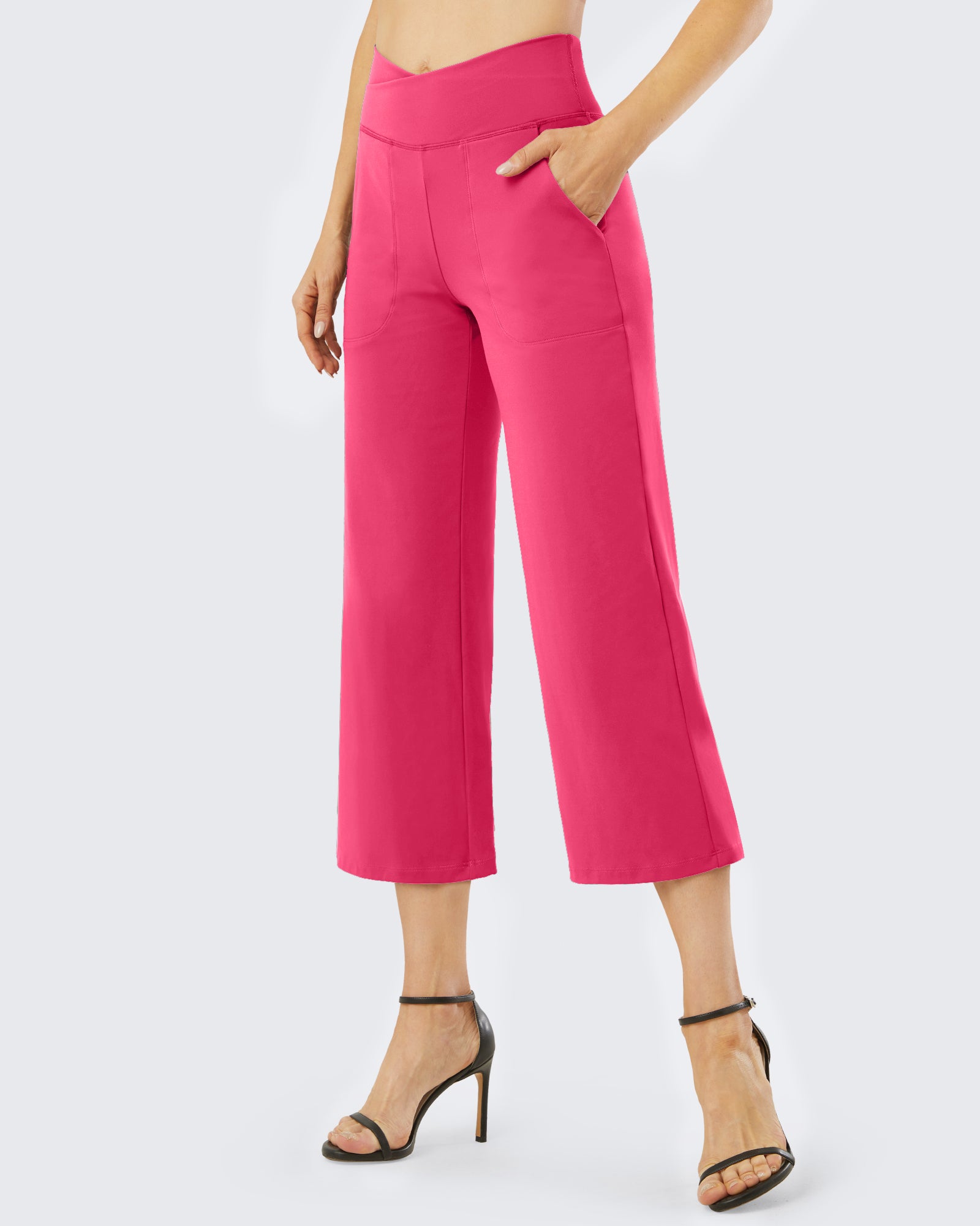 G4Free - Wide Leg High-Waisted Capri Work Pants 23 -GF21D016AA-S-GF21D016AB-M-GF21D016AC-L-GF21D016AD-XL-GF21D016AE-XXL