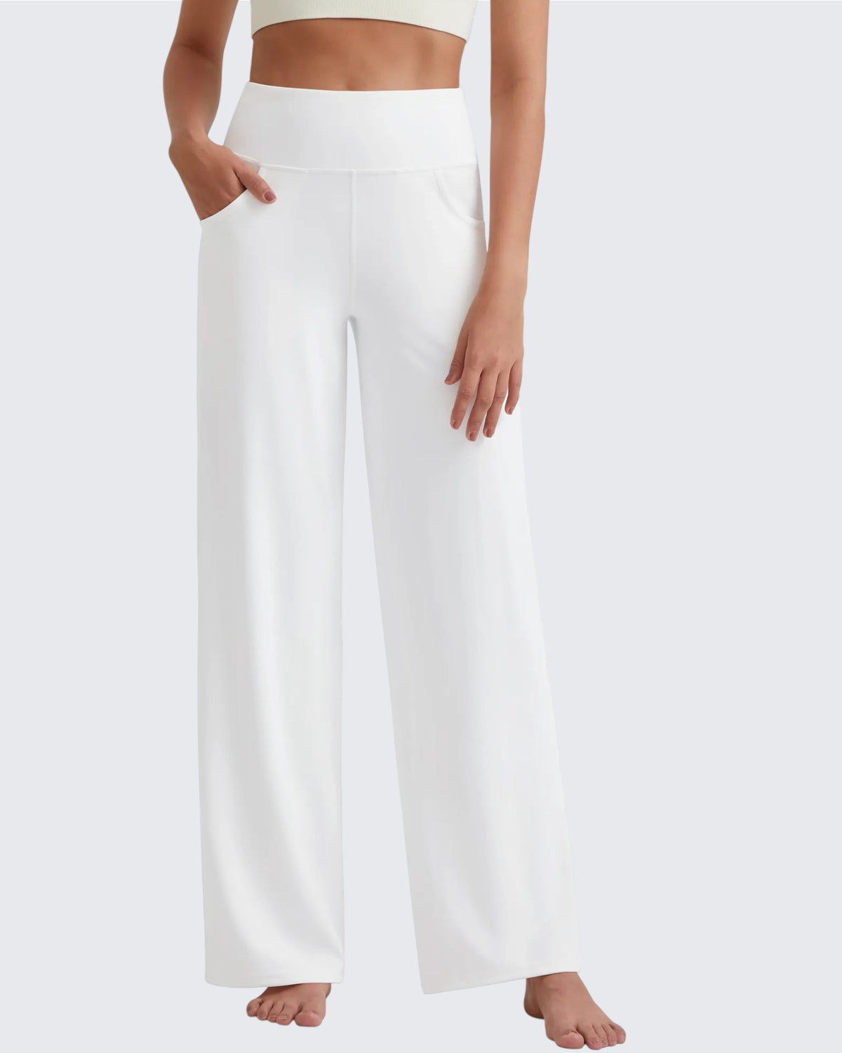 G4Free - Wide Leg Pants Woman Yoga Pants with Pockets Petite -PM23D151AA-S-PM23D151AB-M-PM23D151AC-L-PM23D151AD-XL-PM23D151AE-XXL