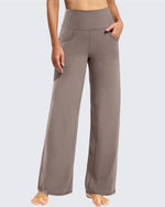 G4Free - Wide Leg Pants Woman Yoga Pants with Pockets Petite -PM23D151AA-S-PM23D151AB-M-PM23D151AC-L-PM23D151AD-XL-PM23D151AE-XXL