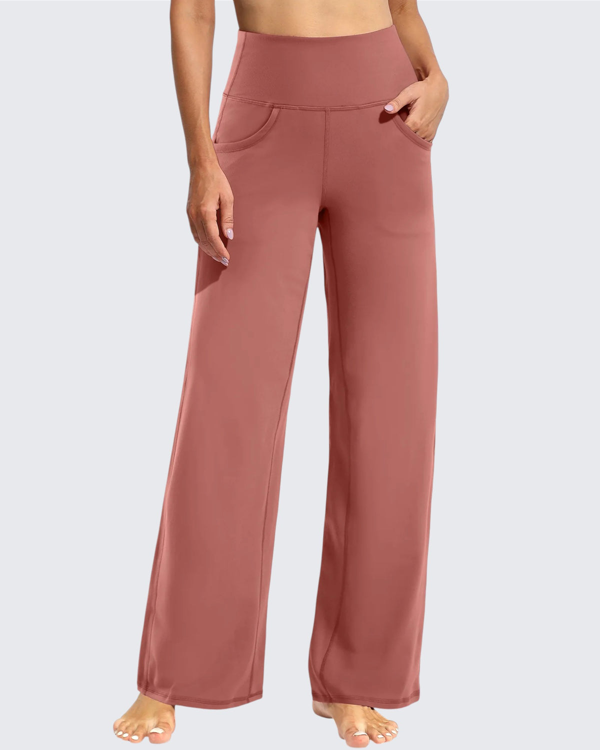 G4Free - Wide Leg Pants Woman Yoga Pants with Pockets Petite -PM23D151AA-S-PM23D151AB-M-PM23D151AC-L-PM23D151AD-XL-PM23D151AE-XXL