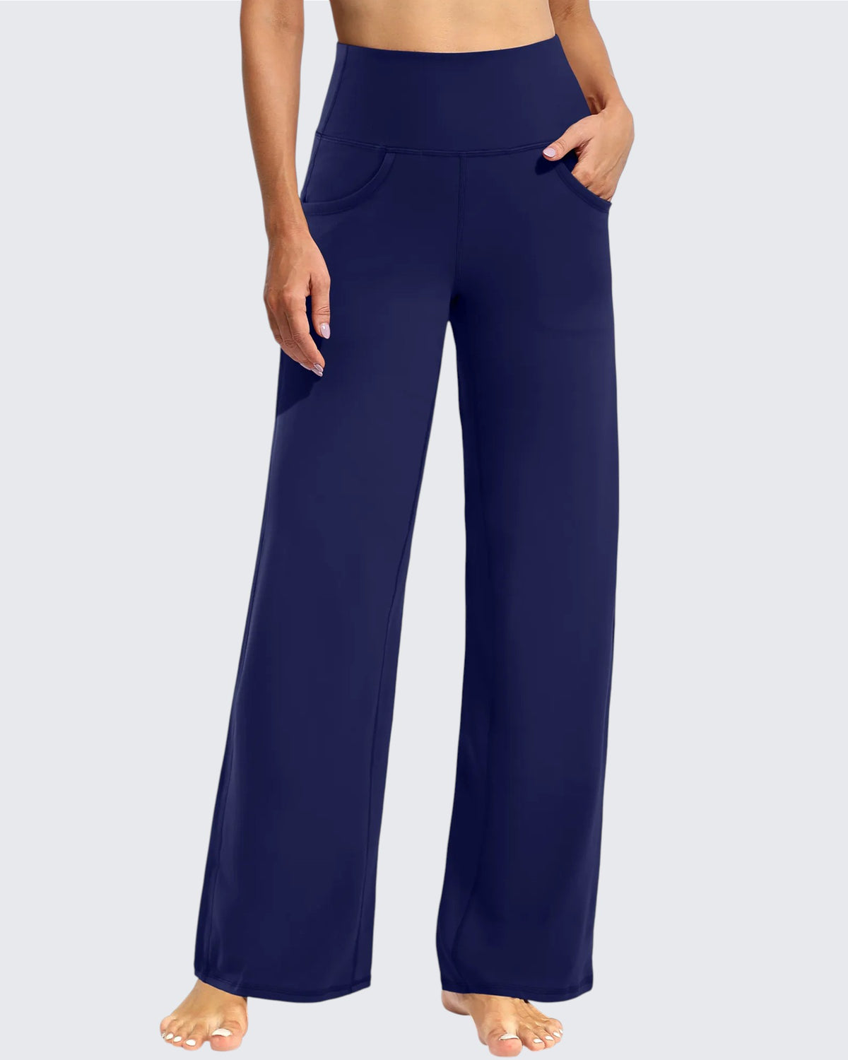 G4Free - Wide Leg Pants Woman Yoga Pants with Pockets Petite -PM23D151AA-S-PM23D151AB-M-PM23D151AC-L-PM23D151AD-XL-PM23D151AE-XXL