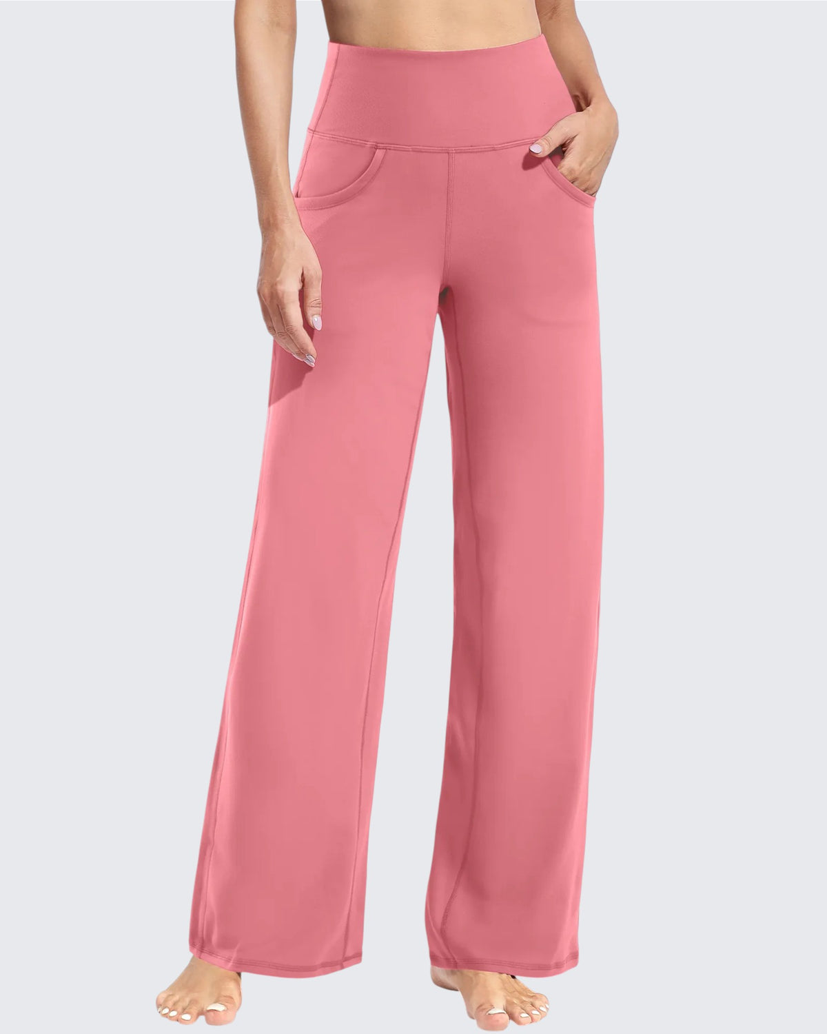 G4Free - Wide Leg Pants Woman Yoga Pants with Pockets Tall -PM23D152AA-S-PM23D152AB-M-PM23D152AC-L-PM23D152AD-XL-PM23D152AE-XXL