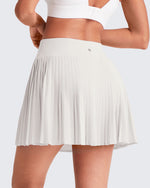 G4Free - Wrapped  Front Pleated Tennis A Line Skirts -GF25H410CA-S-GF25H410CB-M-GF25H410CC-L-GF25H410CD-XL-GF25H410CE-XXL