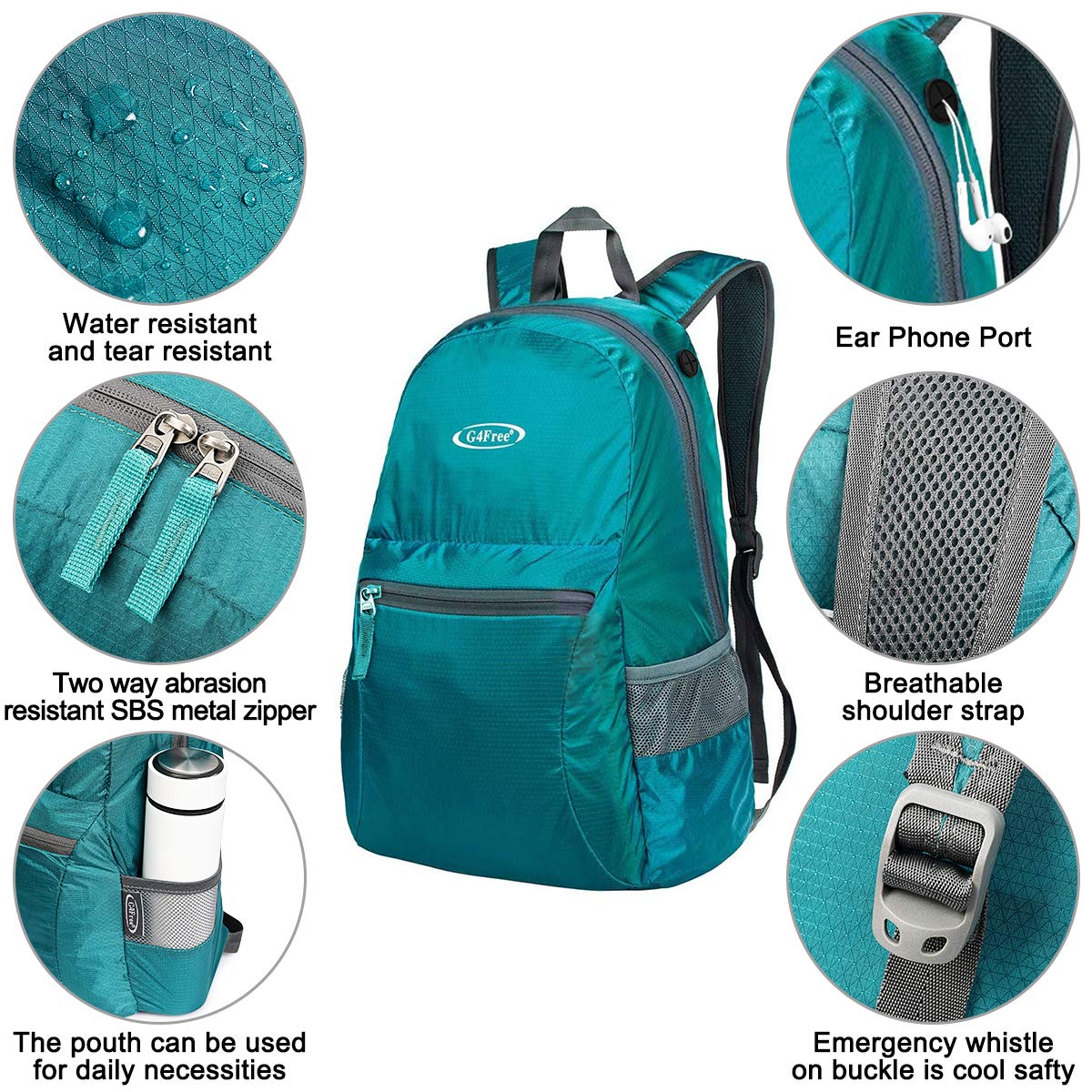 G4Free G4Free Daypack Backpacks 