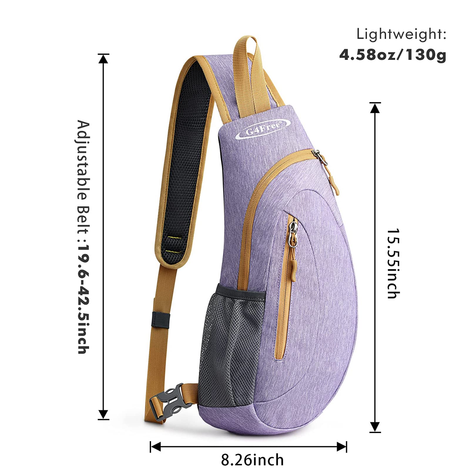 G4Free G4Free Sling Bags Men Shoulder Backpack Small Cross Body Chest Sling Backpack 