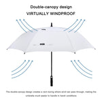 G4Free G4Free Automatic Open Golf Umbrella Double Canopy Vented Stick Umbrellas 