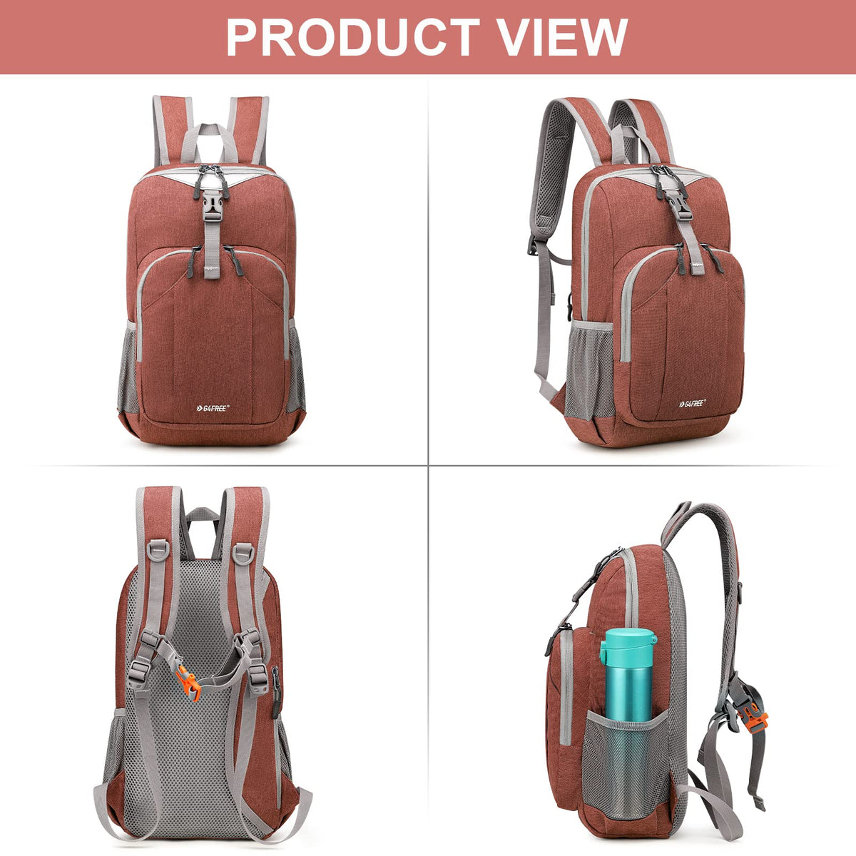 G4Free G4Free Mini 10L Hiking Cycling Compact Shoulder Backpack 