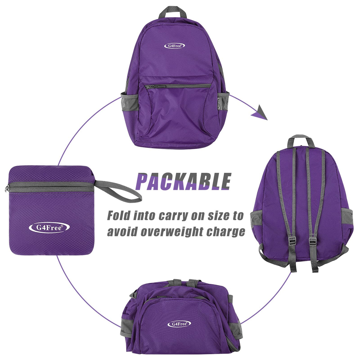 G4Free G4Free Daypack Backpacks 