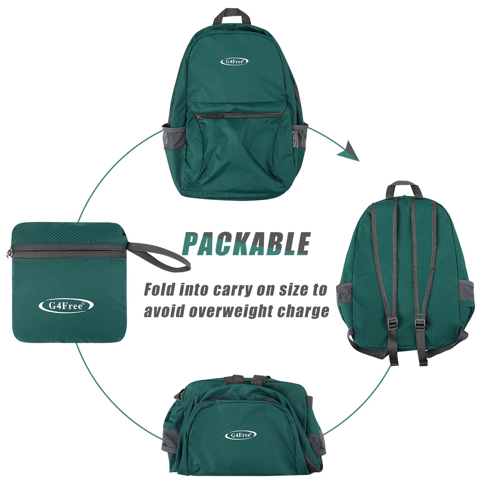 G4Free G4Free Daypack Backpacks 