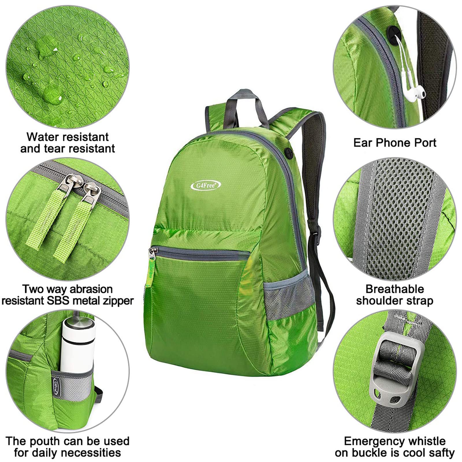 G4Free G4Free Daypack Backpacks 