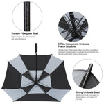 G4Free G4Free Square Windproof Auto Open Stick Umbrella 