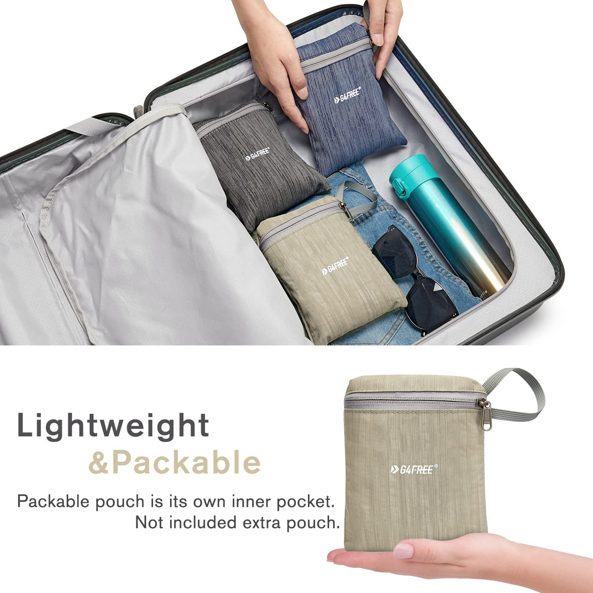 G4Free G4Free 10L/15L Lightweight Hiking Backpack 