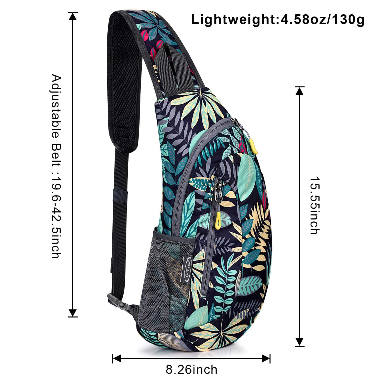 G4Free G4Free Sling Bags Men Shoulder Backpack Small Cross Body Chest Sling Backpack 