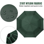 G4Free G4Free 62 Inch Portable Automatic Open Oversize Vented Double Canopy Umbrellas 