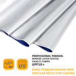 G4Free G4Free UPF 50+ UV Protection 54 Inch Large Reverse Travel Umbrella 