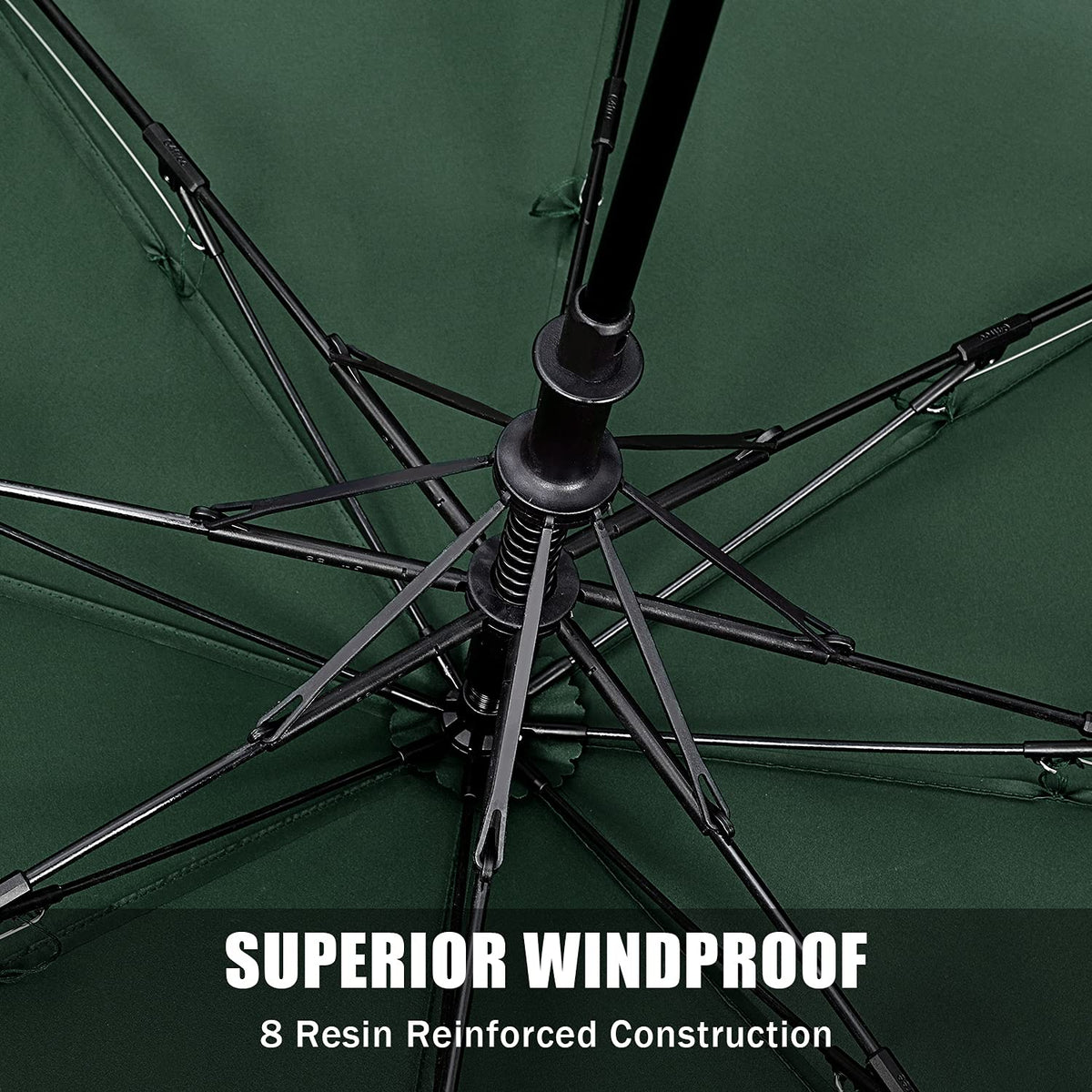 G4Free G4Free 62 Inch Portable Automatic Open Oversize Vented Double Canopy Umbrellas 