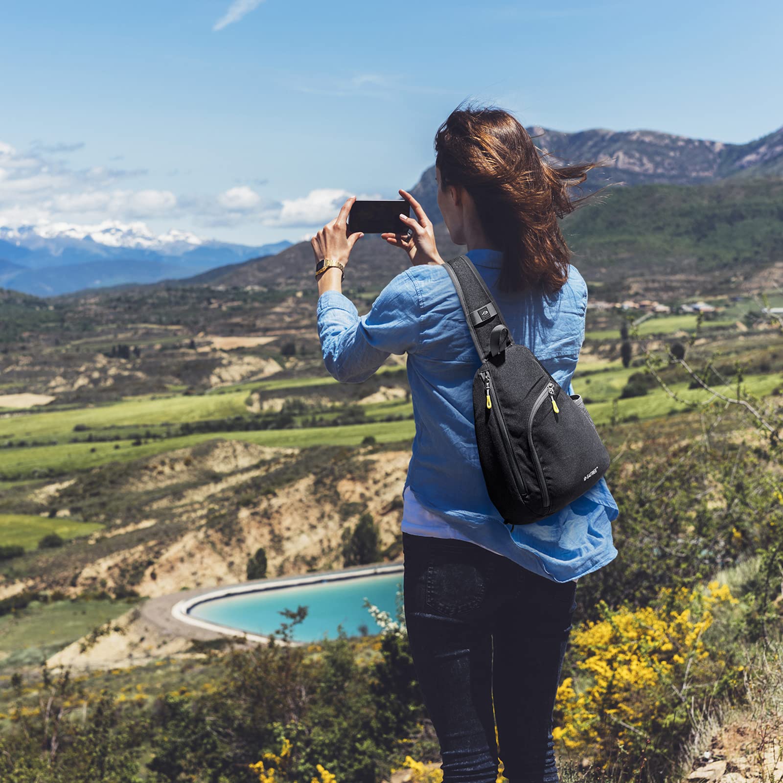 G4Free G4Free RFID Sling Bag Crossbody Backpack 