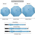G4Free G4Free Automatic Open Golf Umbrella Double Canopy Vented Stick Umbrellas 