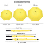 G4Free G4Free Automatic Open Golf Umbrella Double Canopy Vented Stick Umbrellas 