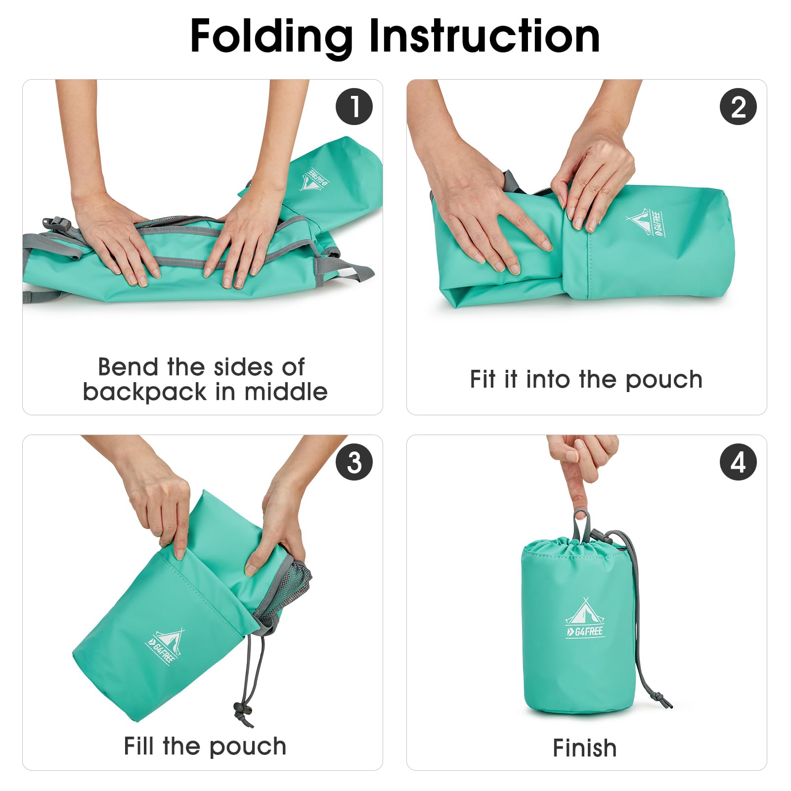 G4Free G4Free 10L Lightweight Small Hiking Backpack 