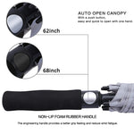 G4Free G4Free Automatic Open Golf Umbrella Double Canopy Vented Stick Umbrellas 