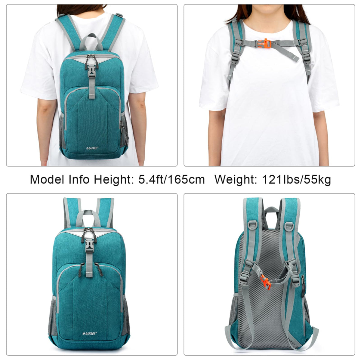 G4Free G4Free Mini 10L Hiking Cycling Compact Shoulder Backpack 