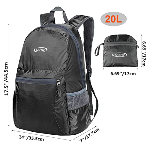 G4Free - 20L Lightweight Packable Backpack -D04V650A-D04V650B-D04V650H-D04V650D-D04V650C
