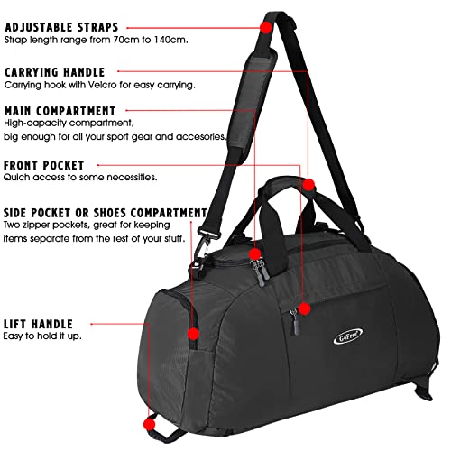 G4Free - G4Free 40L 3-Way Duffle Bag Backpack Gym Bag -D01V084A-D01V084B-D01V084F-D01V084D-D01V084G