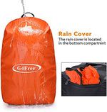 G4Free - G4Free 45L Waterproof Hiking Travel Backpack with Rain Cover -D02V648A-D02V648B-D02V648C-D02V648D