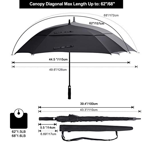 G4Free - G4Free Square Windproof Auto Open Stick Umbrella -D02V590A-D02V590C-D02V590F-D02V590B-D02V590G
