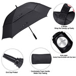 G4Free - G4Free Square Windproof Auto Open Stick Umbrella -D02V590A-D02V590C-D02V590F-D02V590B-D02V590G