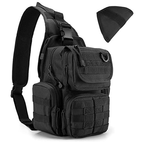 G4Free - G4Free Tactical EDC Sling Bag Pack with Pistol Holster -D02V666B-D02V666A